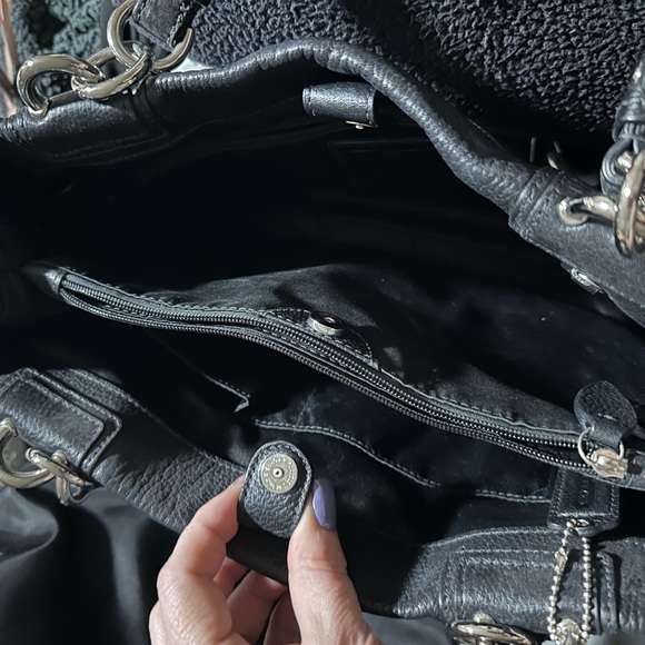 Beautiful black coach bag - Picture 6 of 6